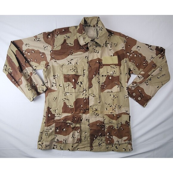 USGI Army Jacket/Shirt Large X Long 6 Color Chocolate Chip Desert Camo - Picture 1 of 7